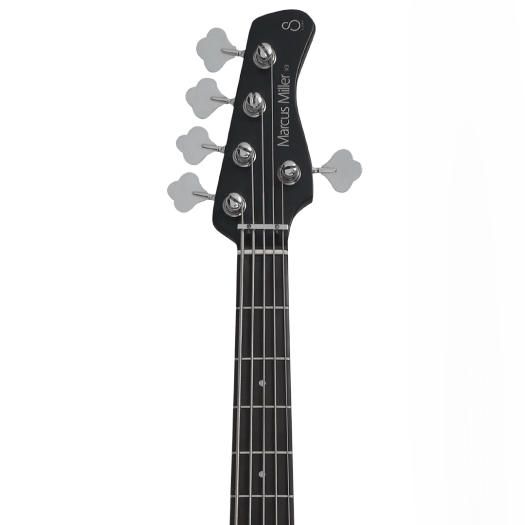 Sire V3P-5 Black Satin - Bajo Eléctrico | Cuerpo • Modelo: V• Madera: Mahogany / Caoba• Terminación: Satin Brazo • Madera: Canadian Hard Maple / Arce• Perfil: “C”• Terminación: Satin • Espaciado: 18mm• Escala: 34” • Nuez: Hueso Diapasón • Madera: Rosewood