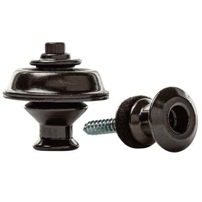 Dunlop Straplok® Black - El retenedor de correa (Strap Lock) Dunlop Straplok System Dual Design Nickel utiliza un diseño de ranura y bola de 360 ​​grados para permitir la libertad de movimiento de su correa, sin temor a que se enganche o se suelte. Con el