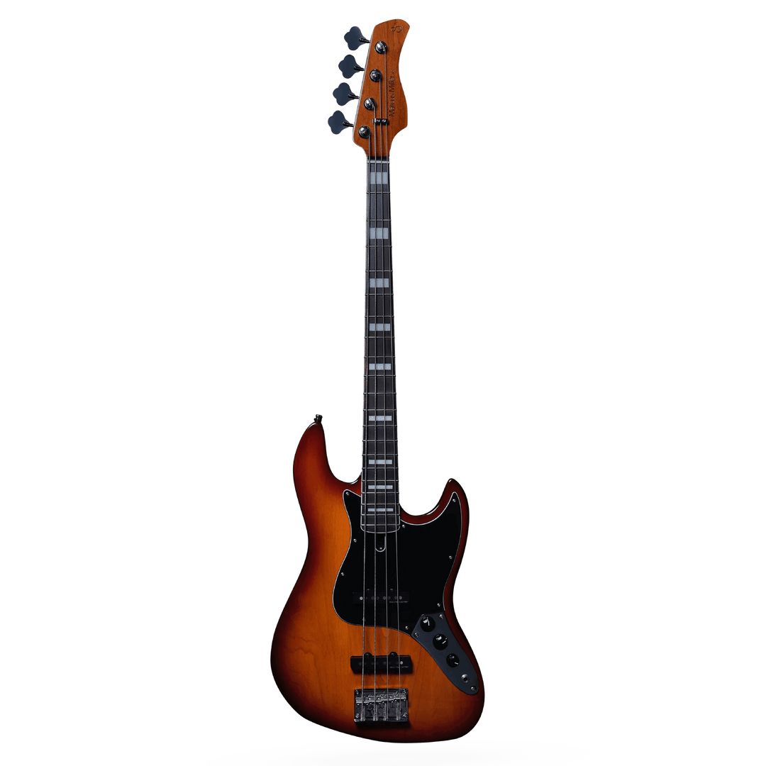 Sire V5R Tobacco Sunburst - Bajo Eléctrico | Cuerpo • Modelo: VR• Madera: Alder• Terminación: Polyurethane Brazo • Madera: Roasted Hard Maple / Arce• Perfil: “C”• Terminación: Satin • Espaciado: 20mm• Escala: 34” • Nuez: Hueso Diapasón • Madera: Rosewood•